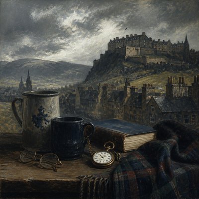 still life with everyday objects — Edinburgh Art Style