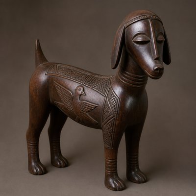 animal standing in natural pose — Ivorian Art Style