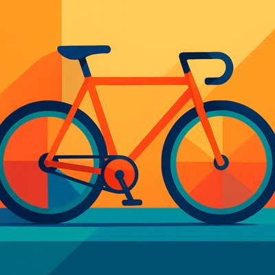 bicyle resting against a wall