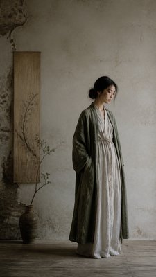 full-length portrait of an elegant figure