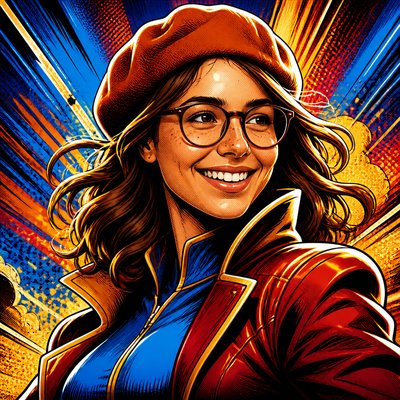 Superhero Comic Art Style Transfer Example