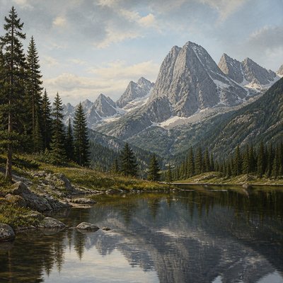 wide landscape with natural scenery
