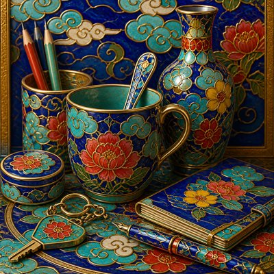 still life with everyday objects