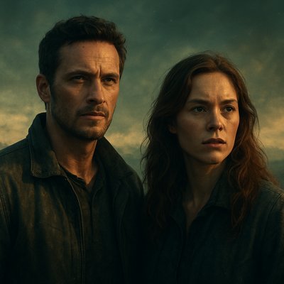 portrait of two people together