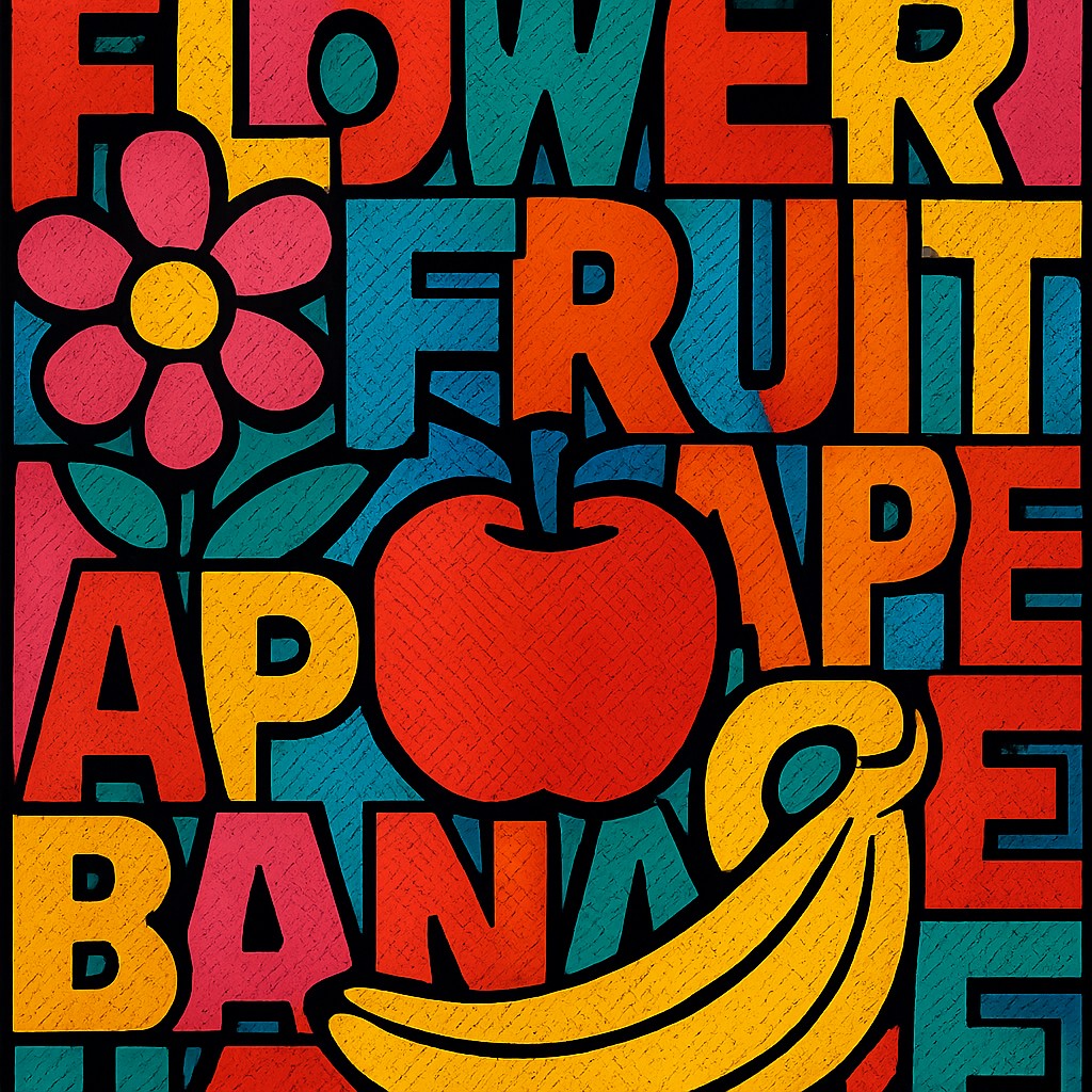 still life arrangement of fruits and flowers
