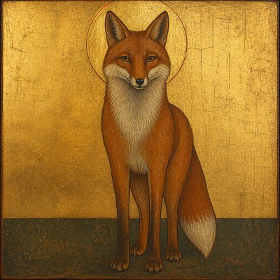 animal standing in natural pose — Icon Art Style