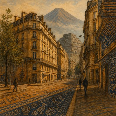 Salvadoran Art Style Style Transfer Example