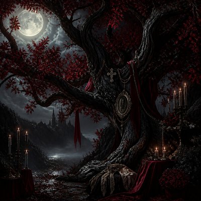 a tree in nature — Vampirecore Aesthetic