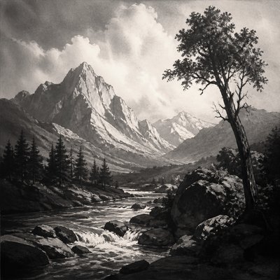 wide landscape with natural scenery