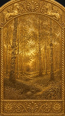 a serene birch forest in soft morning light, no people, no text