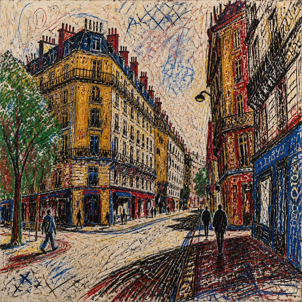 Art Brut Style Style Transfer Example