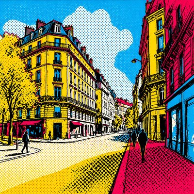 Pop Art Style Style Transfer Example