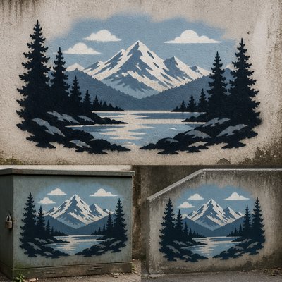 Stencil Art Style 2