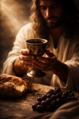 “But I say unto you, I will not drink henceforth of this fruit of the vine, until that day when I drink it new with you in my Father's kingdom.” (Matthew 26:29, KJV)
