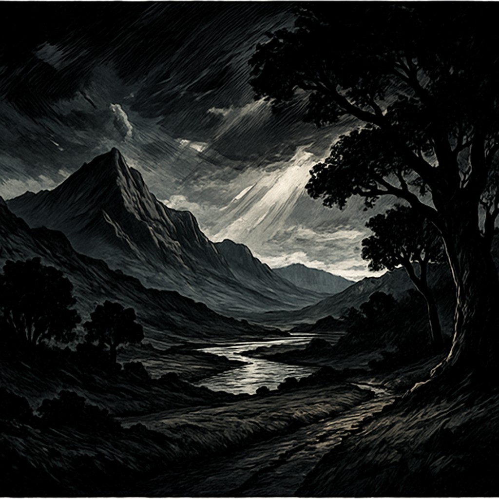 wide landscape with natural scenery