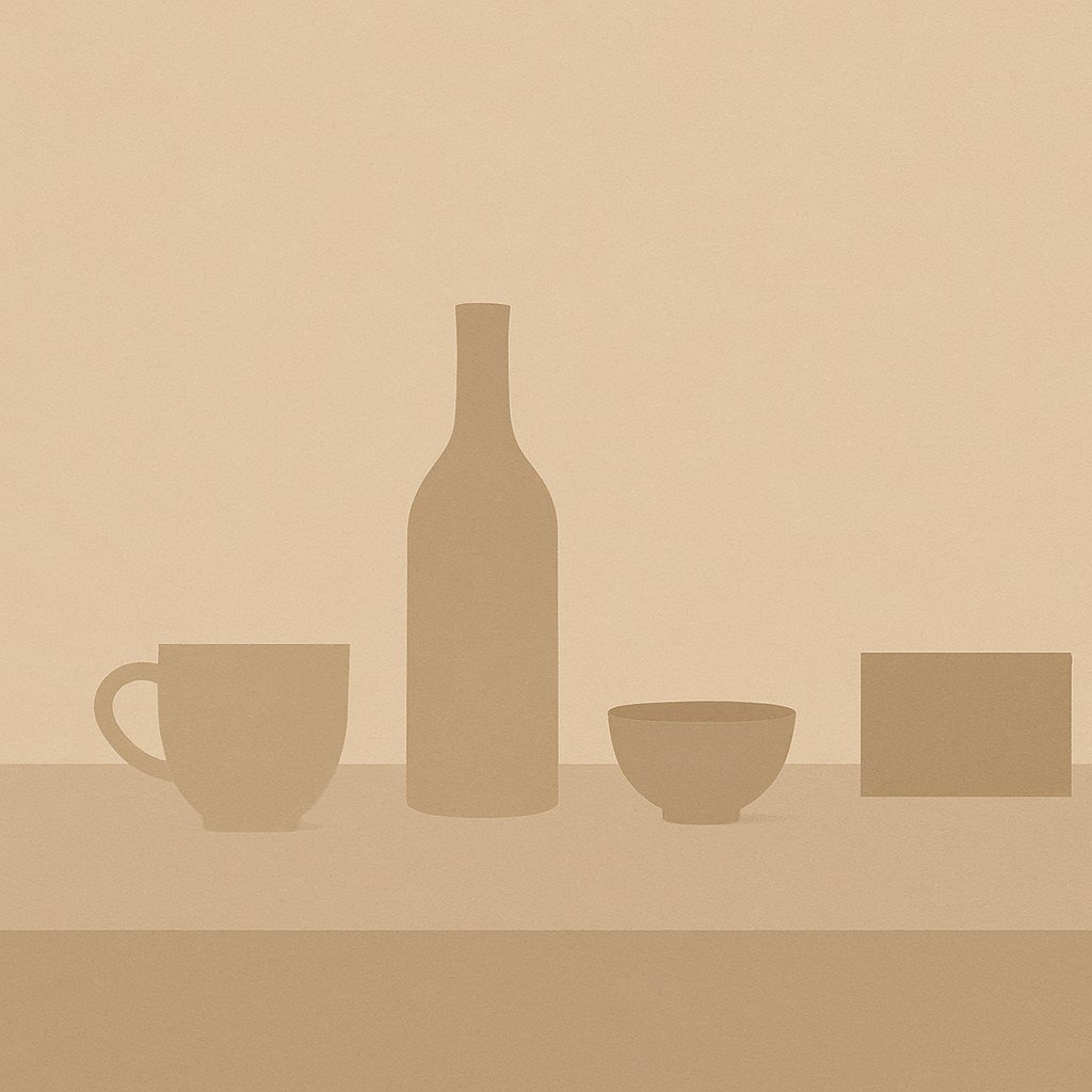 still life with everyday objects