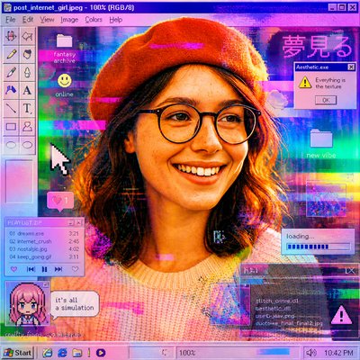 Post-Internet Art Style Style Transfer Example