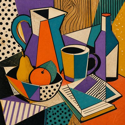 still life with everyday objects