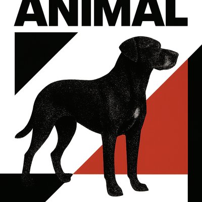 animal standing in natural pose