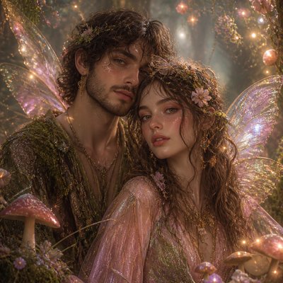 portrait of two people together