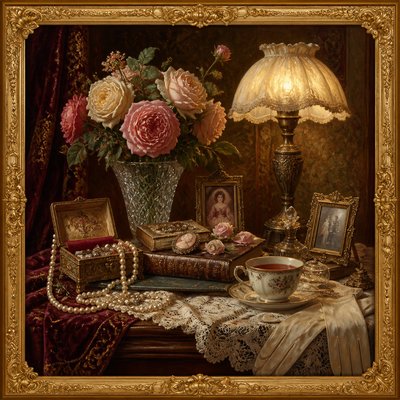 still life with everyday objects