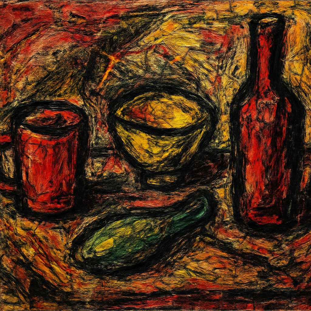still life with everyday objects