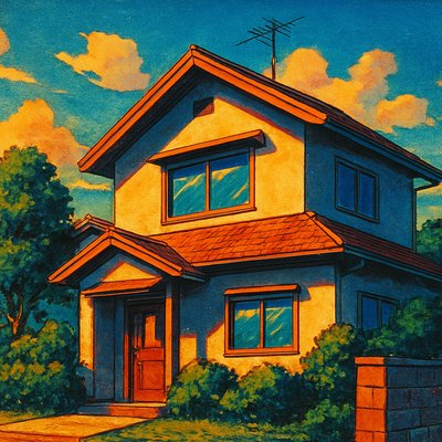 house with front view