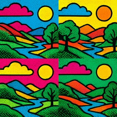 wide landscape with natural scenery