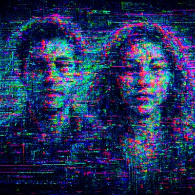 portrait of two people together
