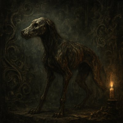 animal standing in natural pose