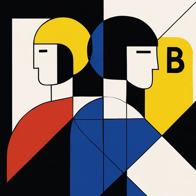 portrait of two people together