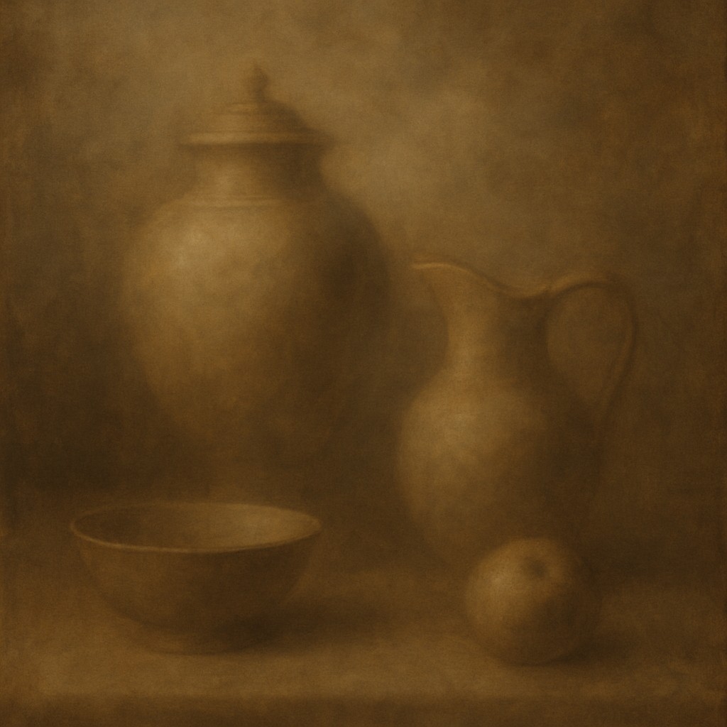 still life with everyday objects