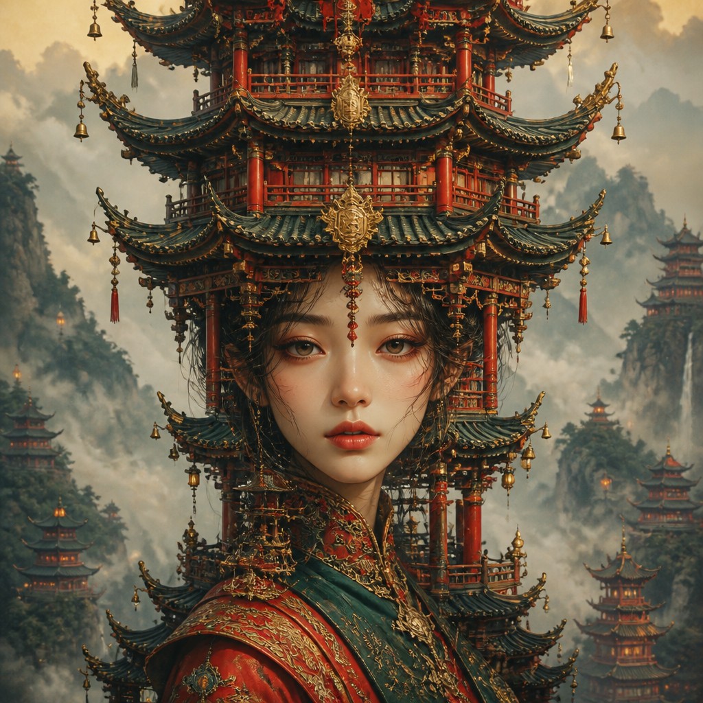 Pagoda Architecture Style example artwork 1