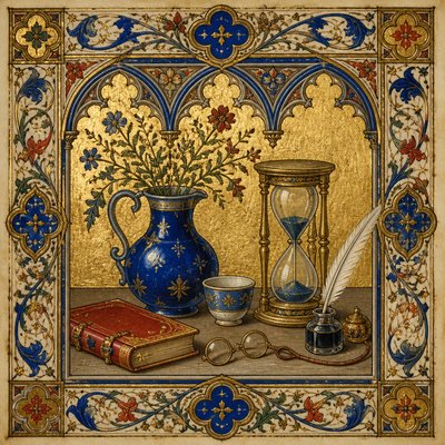 still life with everyday objects