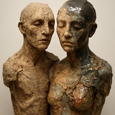 portrait of two people together