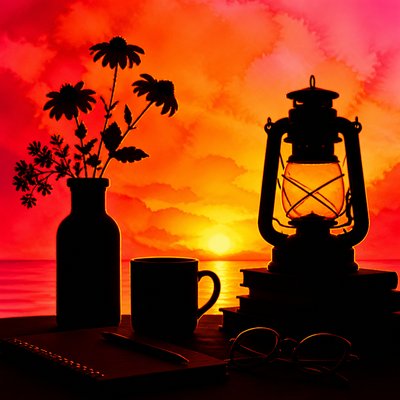 still life with everyday objects