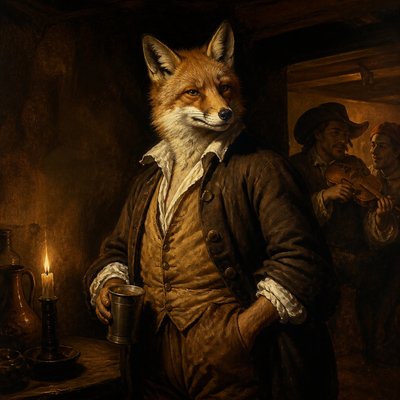 animal standing in natural pose — Utrecht Art Style