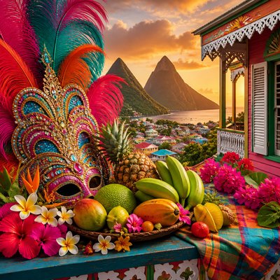 Saint Lucian Art Style 3