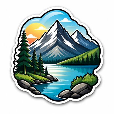 Die-Cut Sticker Design 2