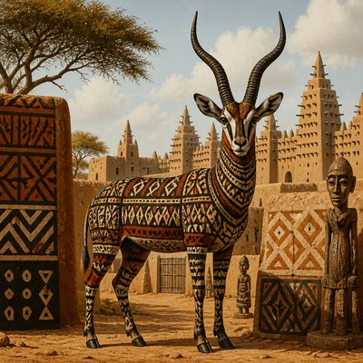 animal standing in natural pose