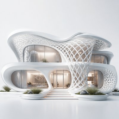 house with front view — Parametric Architecture