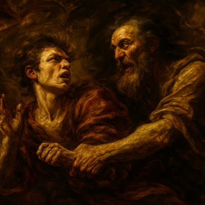 portrait of two people together