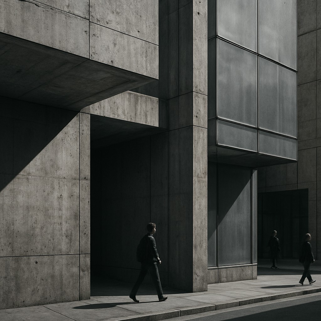 urban street with city activity