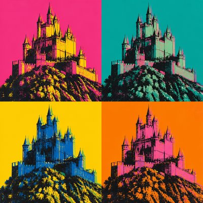 majestic castle on a hilltop