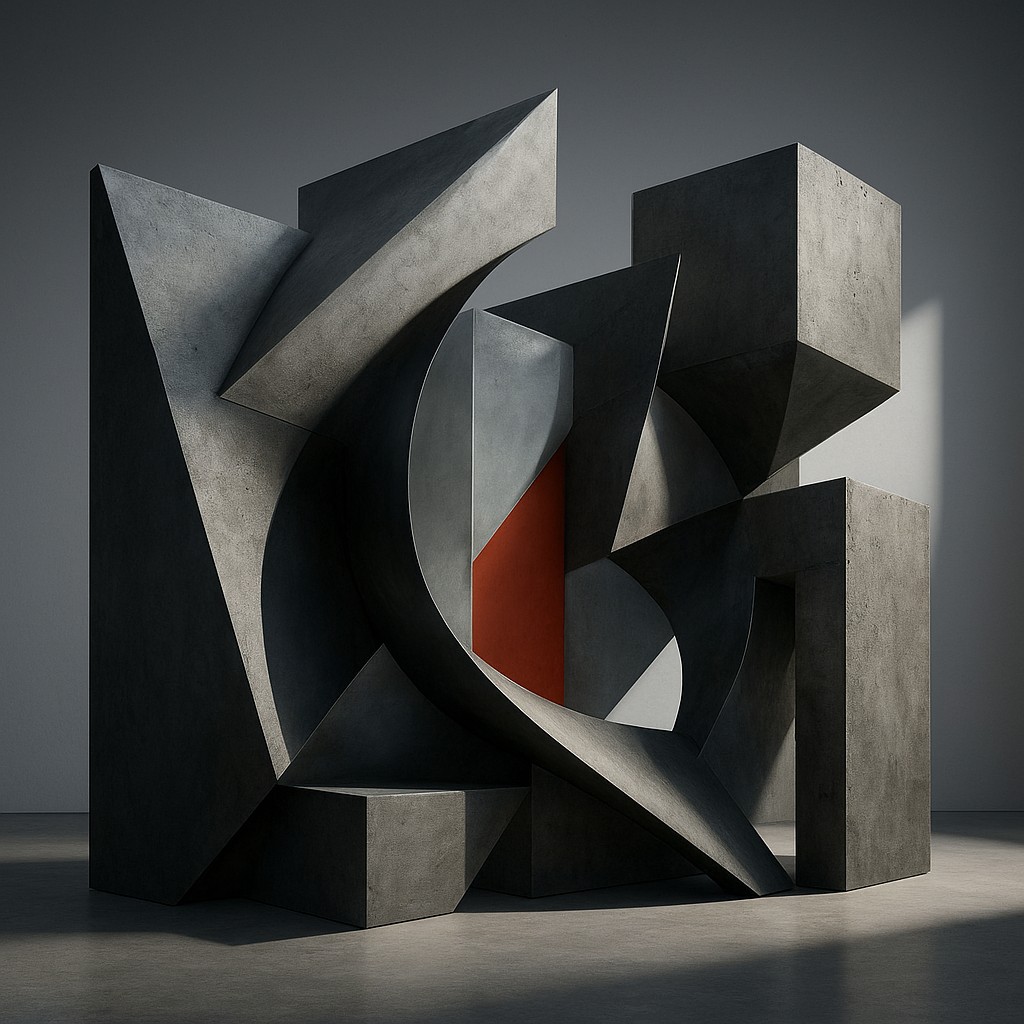 Modern Abstract Sculpture Art Style Style Transfer Example