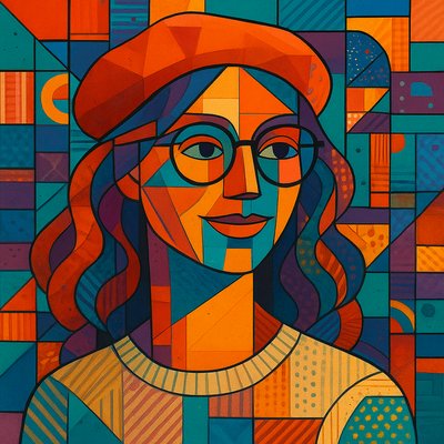 Synthetic Cubism Art Style Style Transfer Example