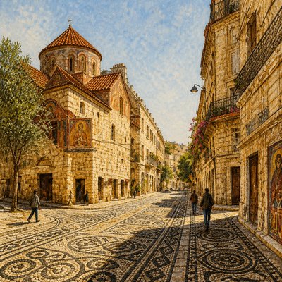 Cypriot Art Style Style Transfer Example
