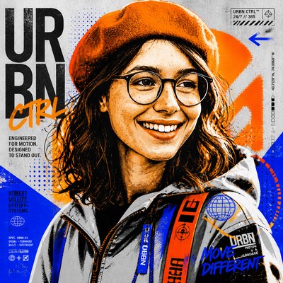 Streetwear Fashion Design Style Transfer Example