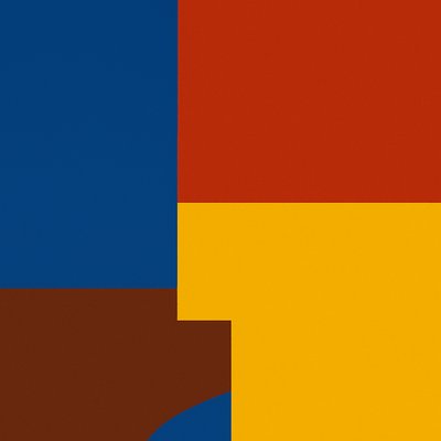 Color Field Minimalism Art Style Style Transfer Example