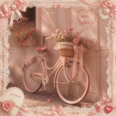 bicyle resting against a wall